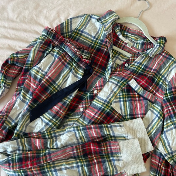 🩷AERIE JOGGER PLAID PAJAMA PANTS FLANNEL LONG SLEEVE CHRISTMAS PAJAMAS STRETCHY - Picture 14 of 14